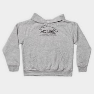 Word Play: Fernweh (Far-sickness) Kids Hoodie